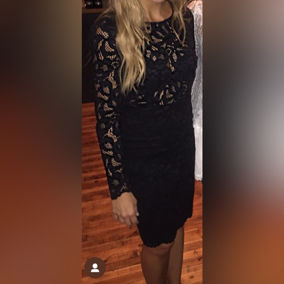 Sandro two piece lace long sleeve top and skirt - size 1 - Picture 5 of 16